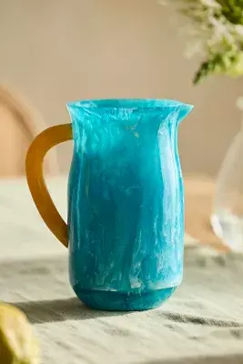 Color Block Resin Pitcher