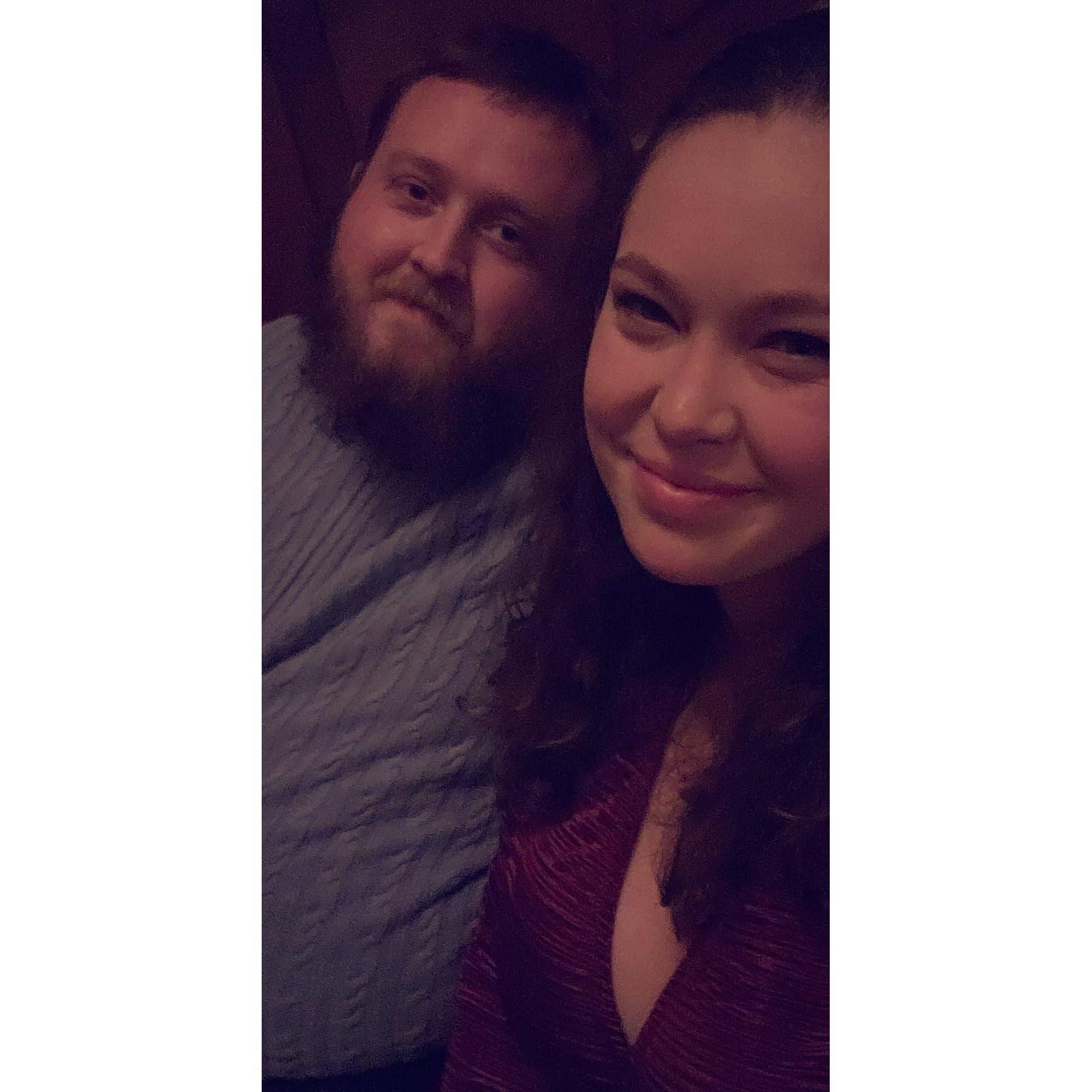 John and Katie at Hamilton!