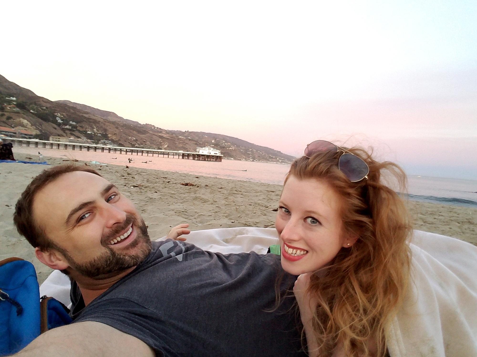 I couldn't have asked for a better birthday. Hanging on the beach in Malibu!