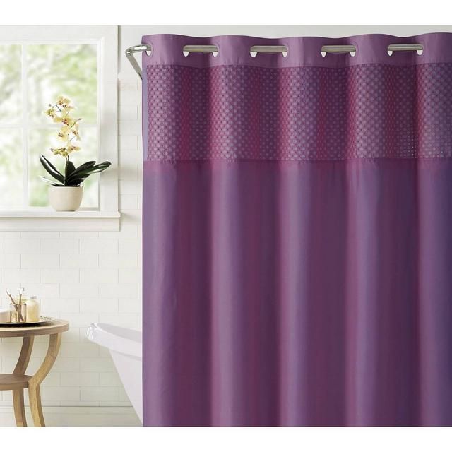 Bahamas Shower Curtain with Liner Purple - Hookless