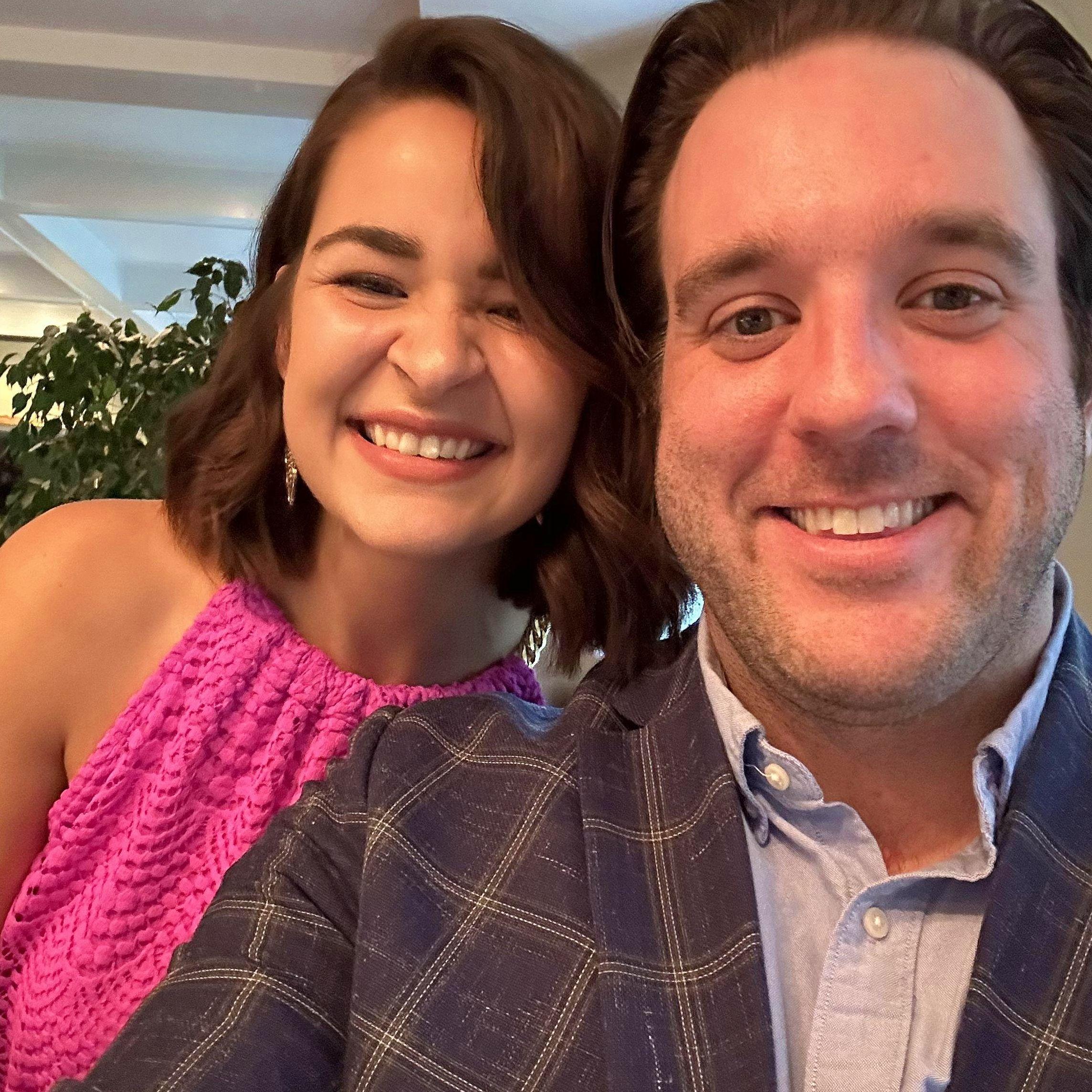 A quick selfie at Old Warson Country Club as we are celebrating Ian & Claire Williams getting married!