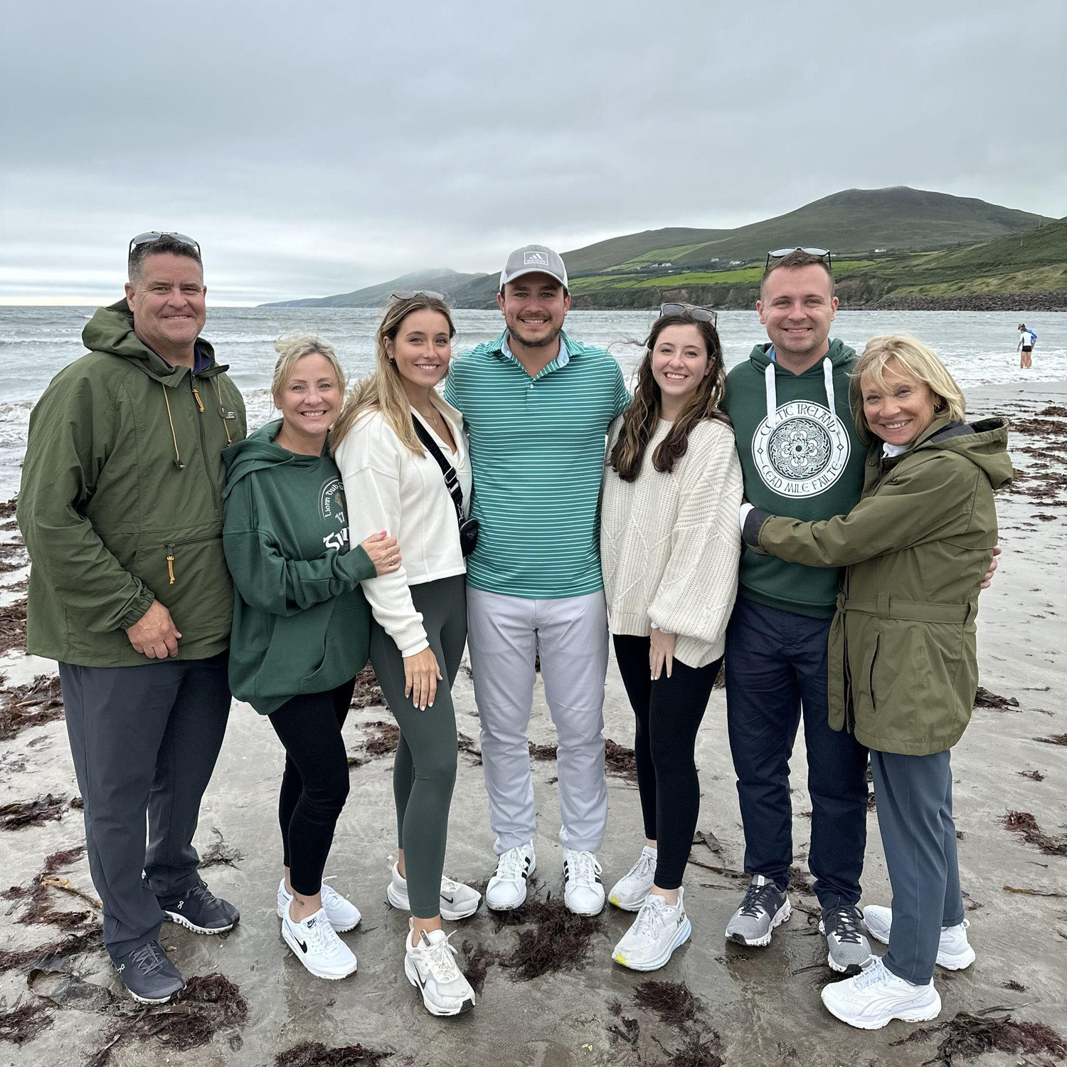 Clearly irish tourists with all that green