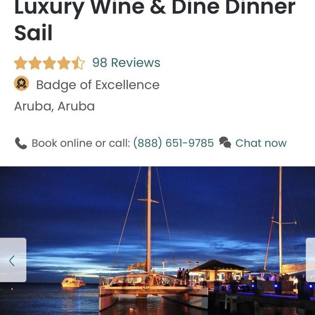 Wine and dine sunset cruise