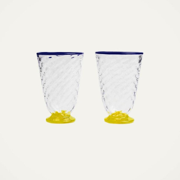 La DoubleJ - Quilted Glasses | Yellow (Set of 2 - $145 each)