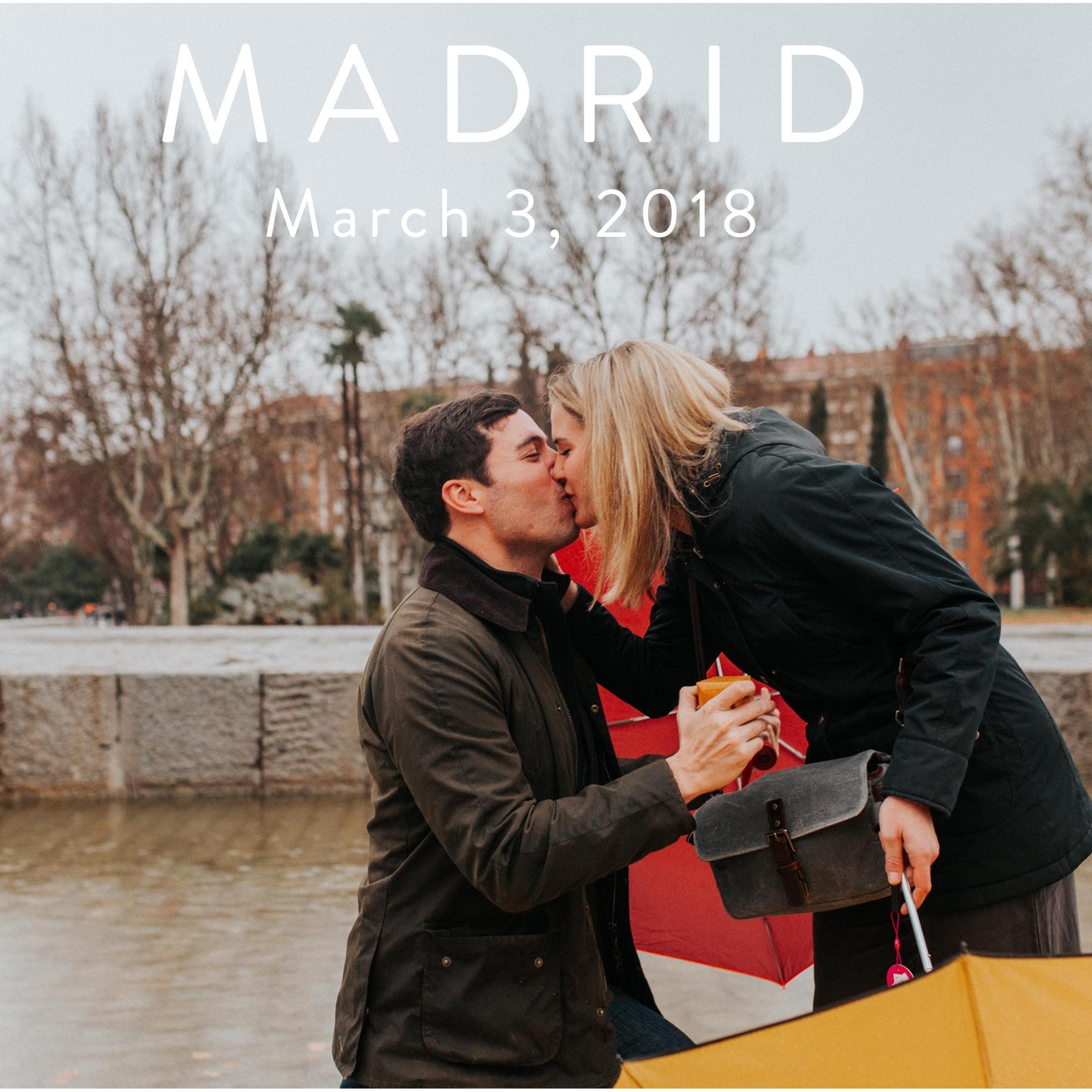 The moment we had all been waiting for! Madrid, Spain. 03/2018