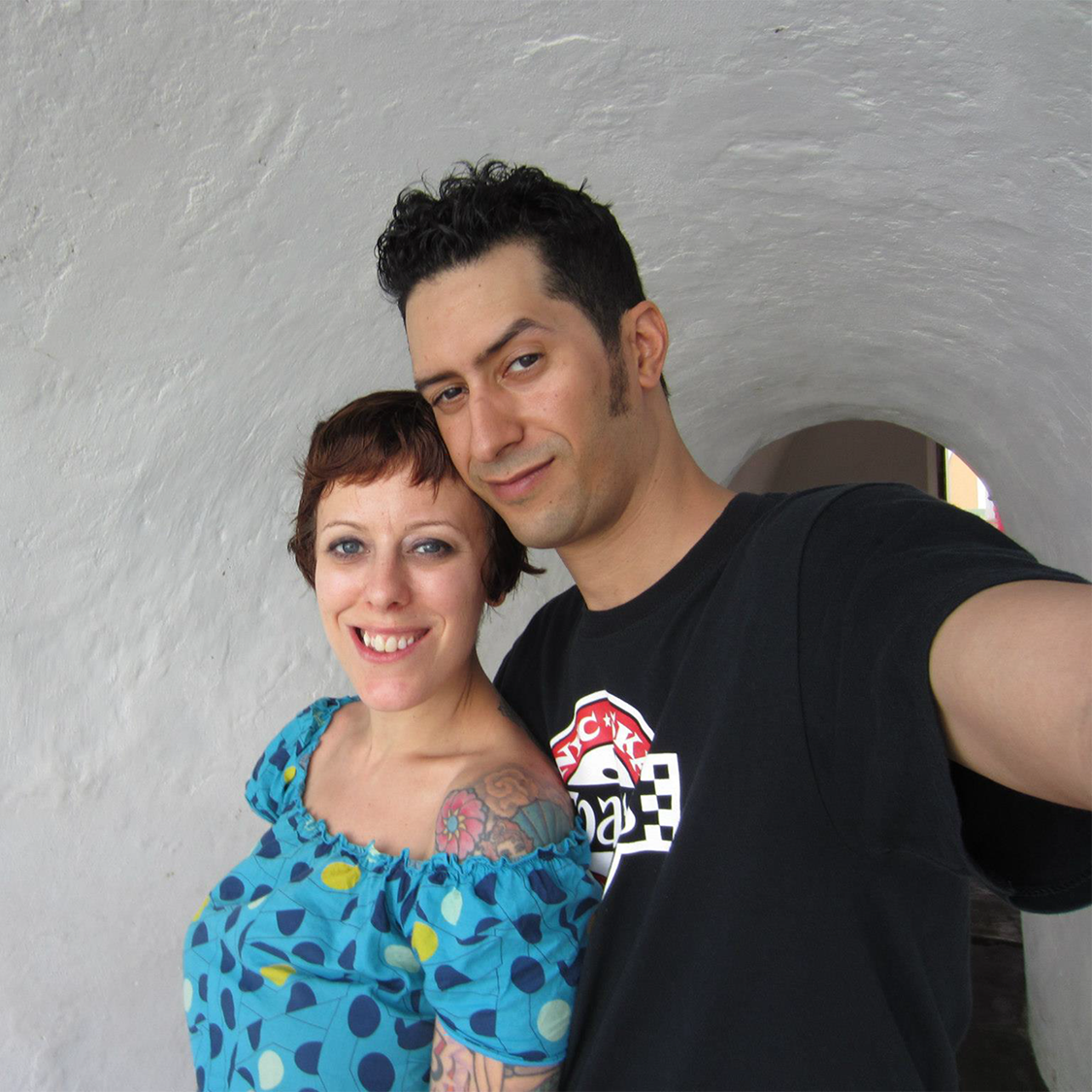Melissa's first trip to Puerto Rico! Here we are in Old San Juan exploring the castle.
