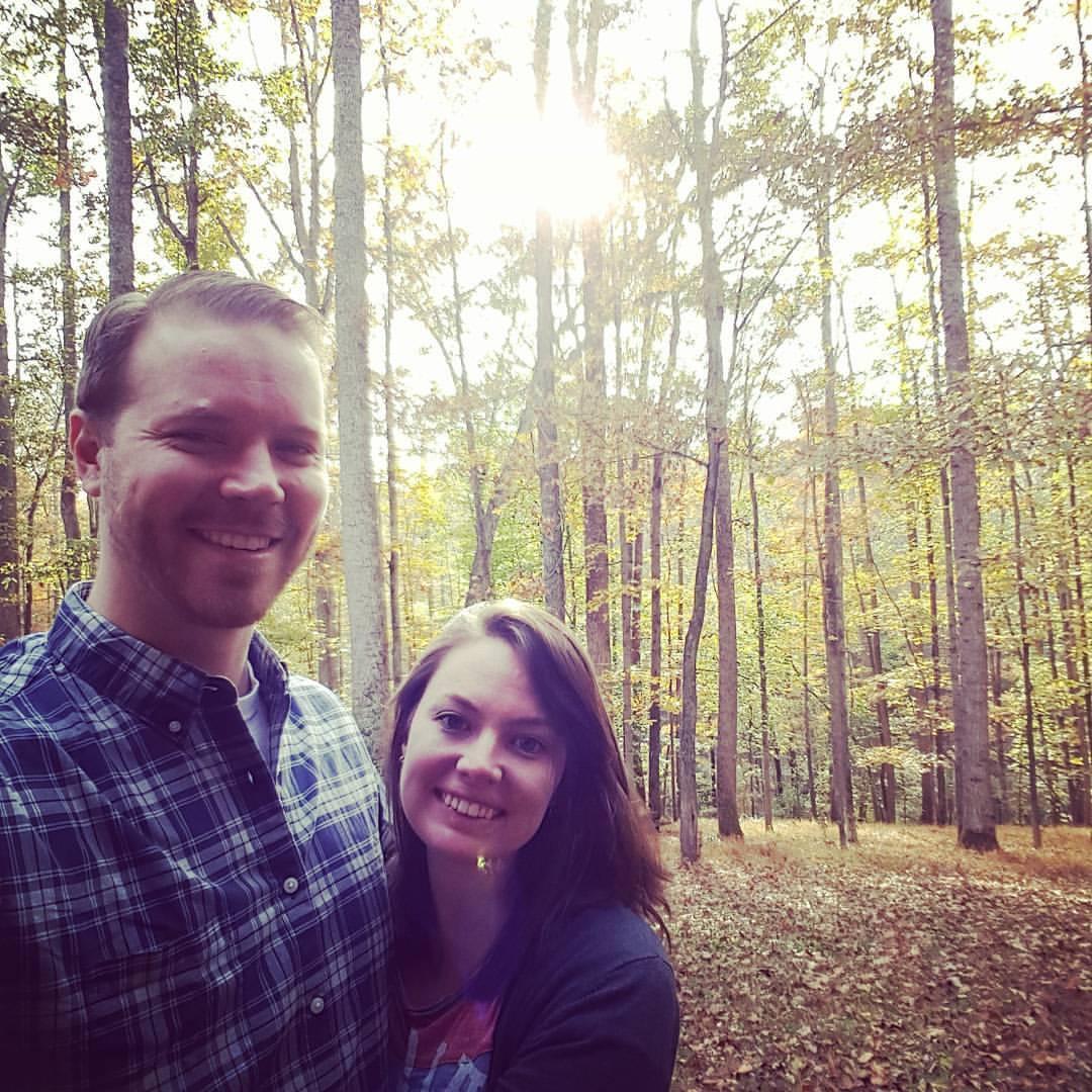 Our first anniversary in October 2016.