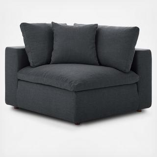 Commix Overstuffed Corner Chair