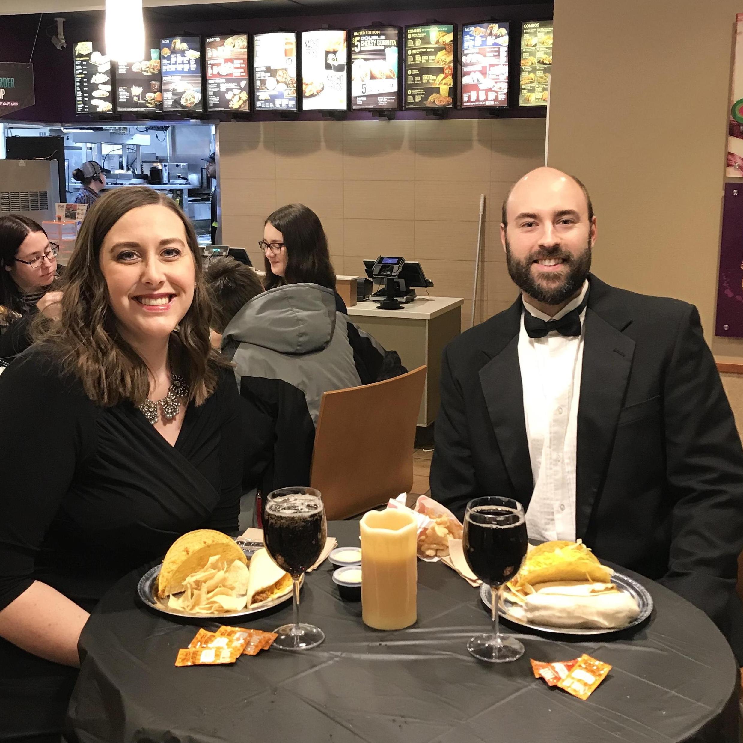 Our first Valentines Day Dinner when we started a tradition.