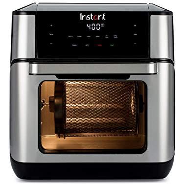 Instant Vortex Plus 7-in-1 Air Fryer, Toaster Oven, and Rotisserie Oven, 10 Quart, 7 Programs, Air Fry, Rotisserie, Roast, Broil, Bake, Reheat, and Dehydrate