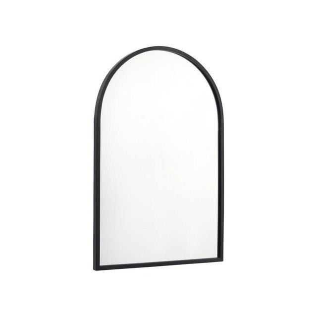 Muriel Arched Metal Framed Wall Mirror For Entryways, Dining Rooms, And Living Rooms