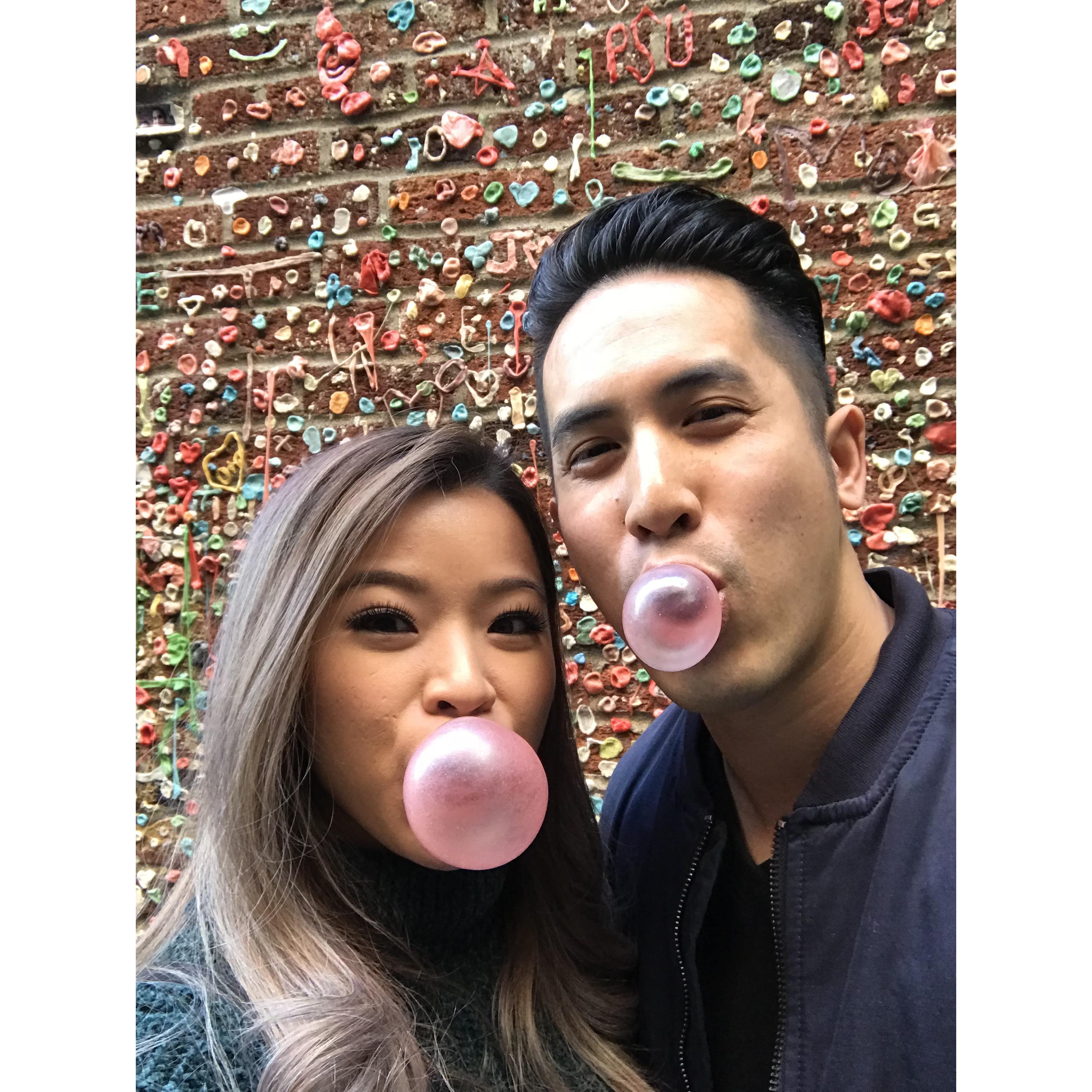 Seattle's Gum Wall 02/10/2018