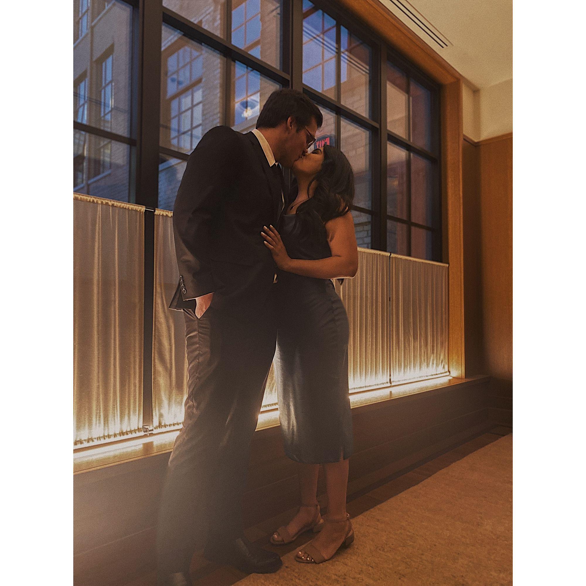 At our first wedding together <3