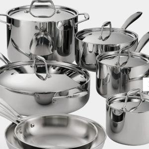 Signature Tri-Ply Clad Stainless Steel Cookware Set