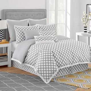 Quatrefoil Reversible Duvet Cover