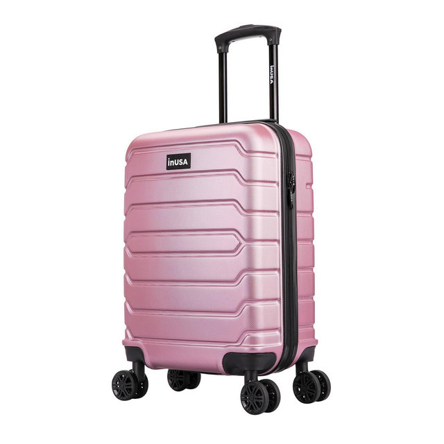 InUSA Trend 20" Lightweight Hardside Carry On Spinner Suitcase - Rose Gold