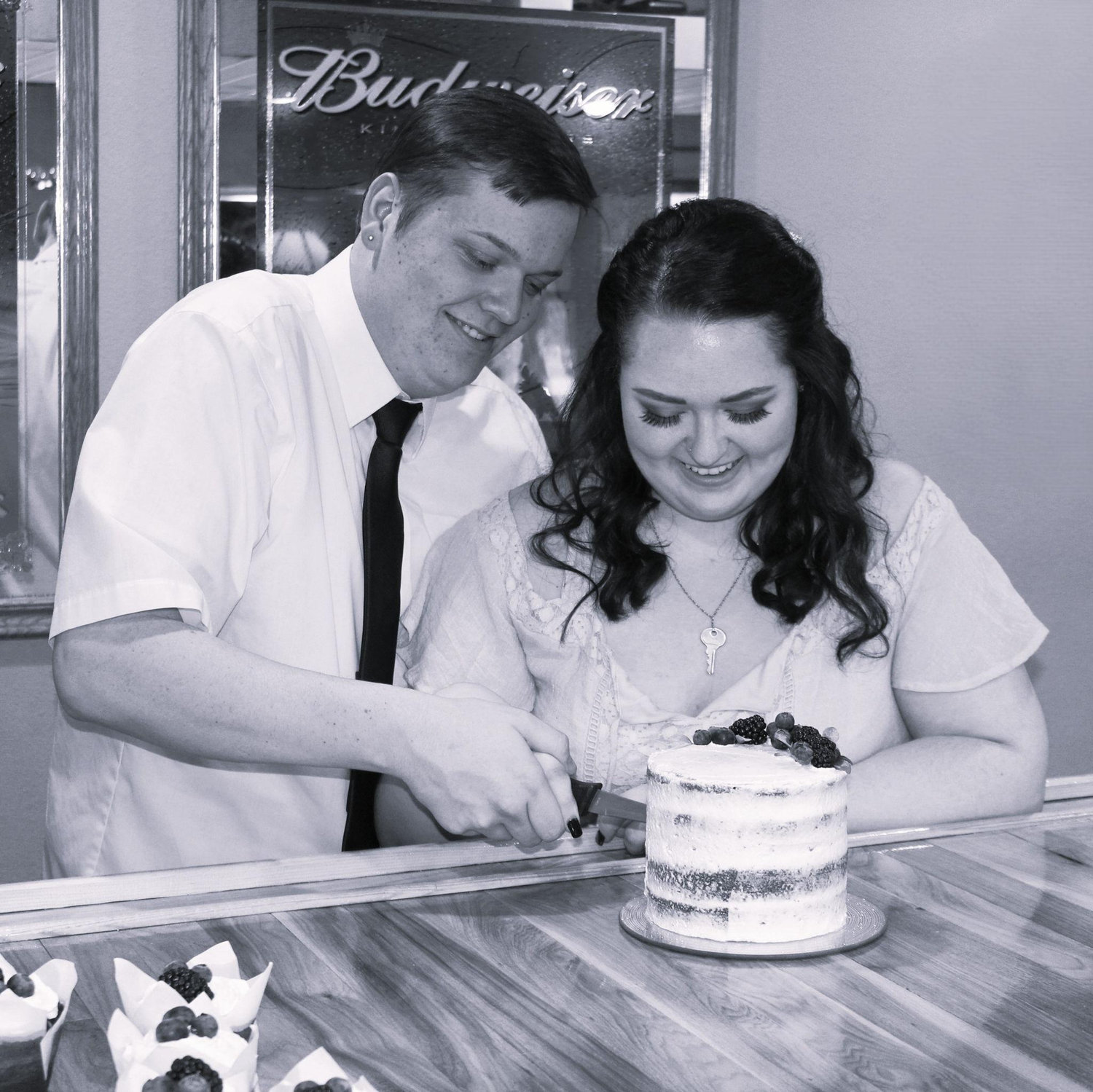 Our first cake cutting!