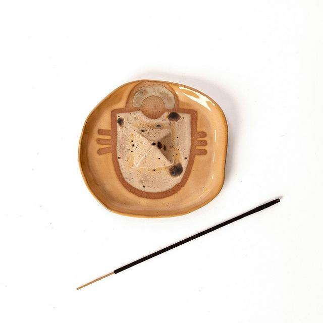 Wax Resist Incense Dish