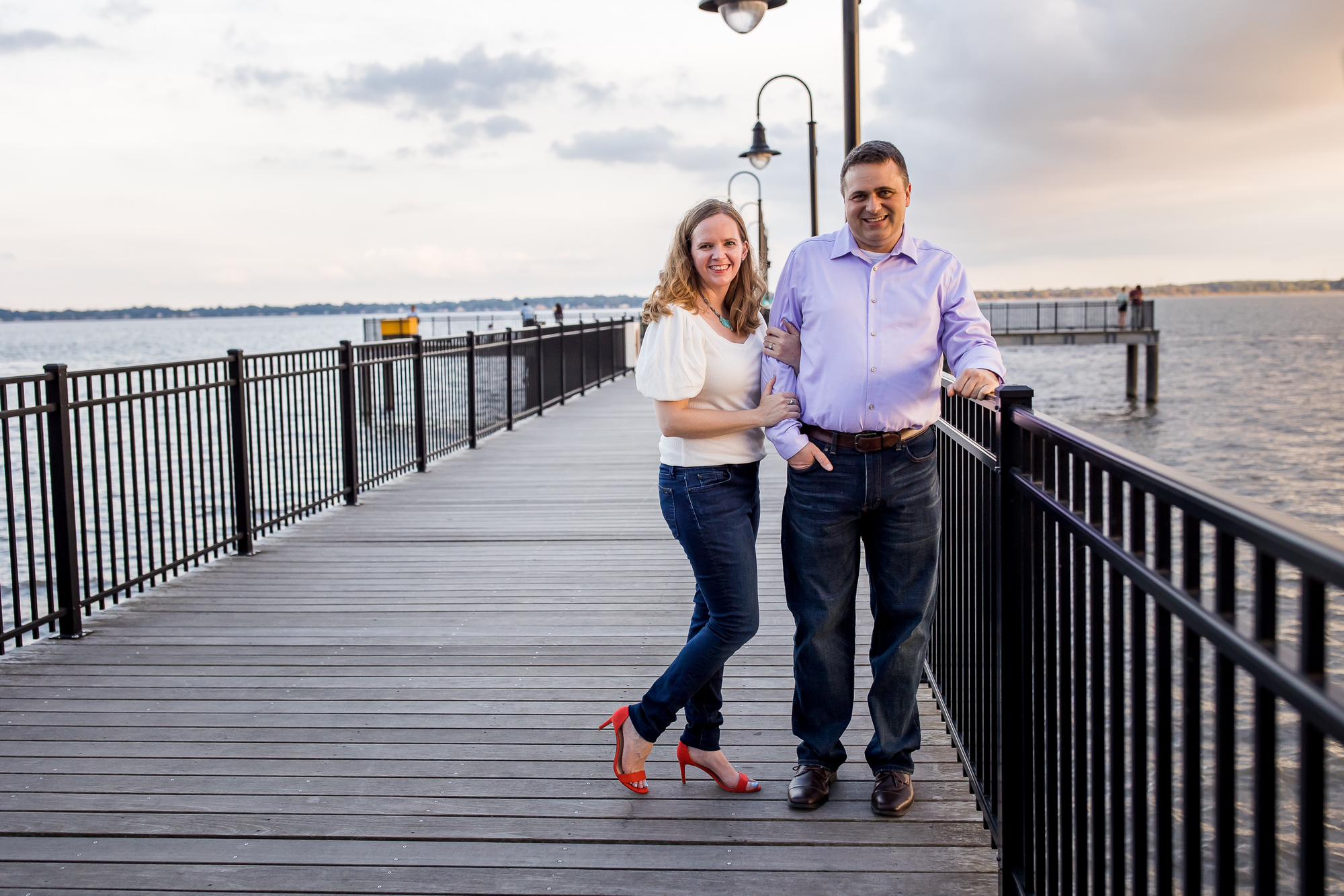 Engagement photos - old New Castle, DE - August 2022
Fun facts: I panic bought the white top an hour before the photos and it worked perfectly with the last necklace my dad gave me. 😍