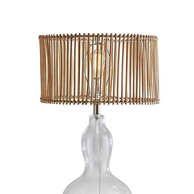 Adesso Cuba Gourd Table Home Office Lamp, Natural