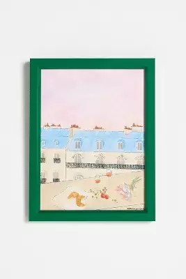 Parisian Rooftop Wall Art
