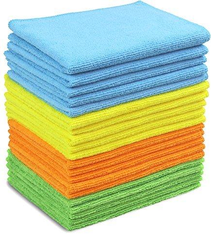 S&T INC. Honeycomb Dish Cloths, Dish Rags for Washing Dishes, Microfiber  Cleaning Rags Kitchen, Grey, 12 inches x 12 inches, 6 Pack