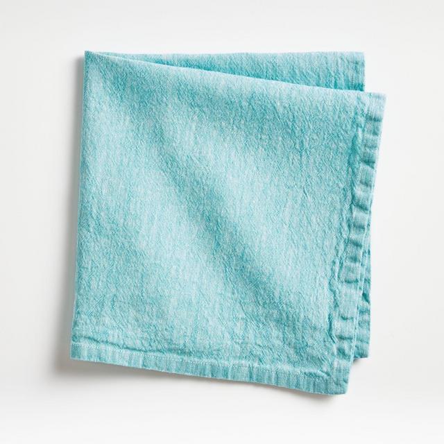 Aqua Chambray Napkin