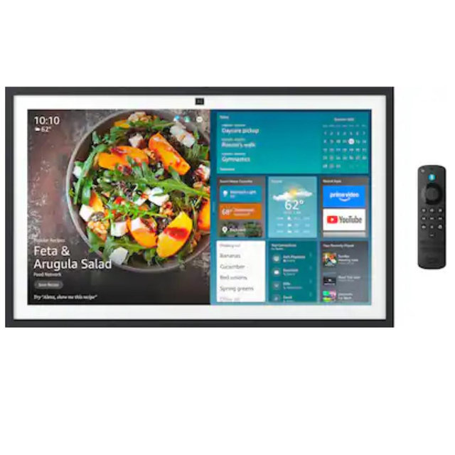 Amazon - Echo Show 21 Full HD 21" smart display for home organization, with built-in Fire TV and Alexa - Black
