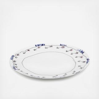 Midnight Flowers Anemone Medium Plate by Marni, Set of 2