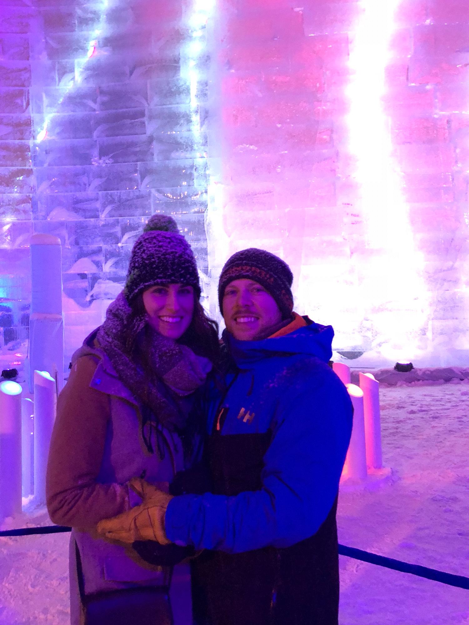 Winter carnival in Quebec City