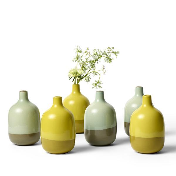 Heath Ceramics Single Stem Vase in Pisces