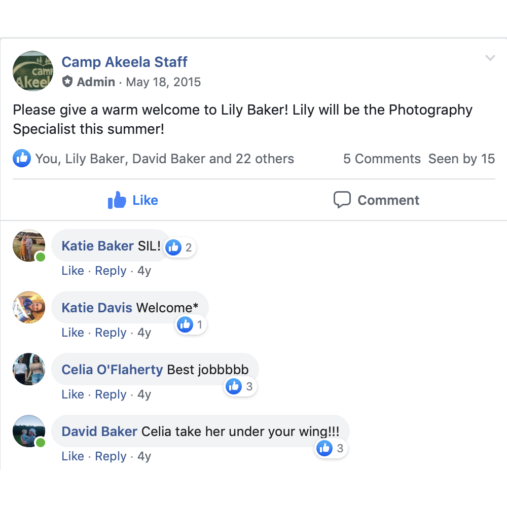 Some may call Facebook our first date location...