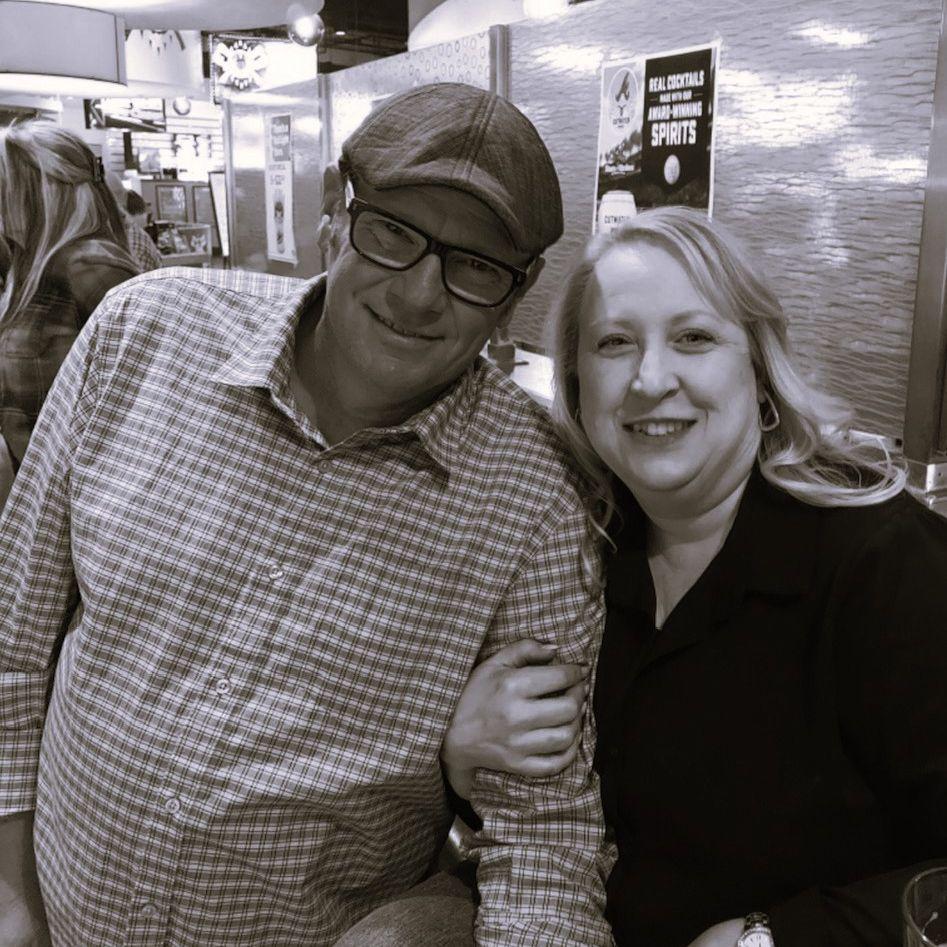 Robbie's birthday celebration when we started dating again.