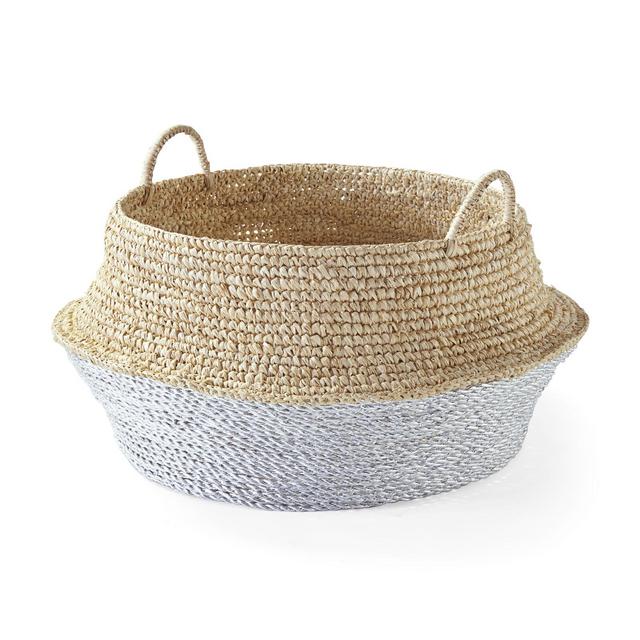 Round Belly Basket [Small - White]