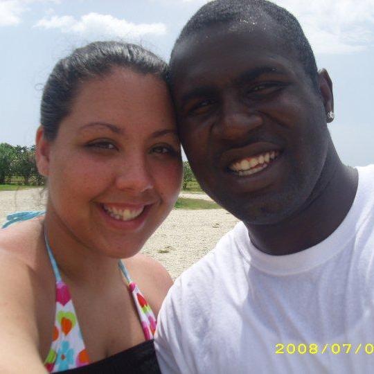 Horseback riding on the beach in Jamaica 2008