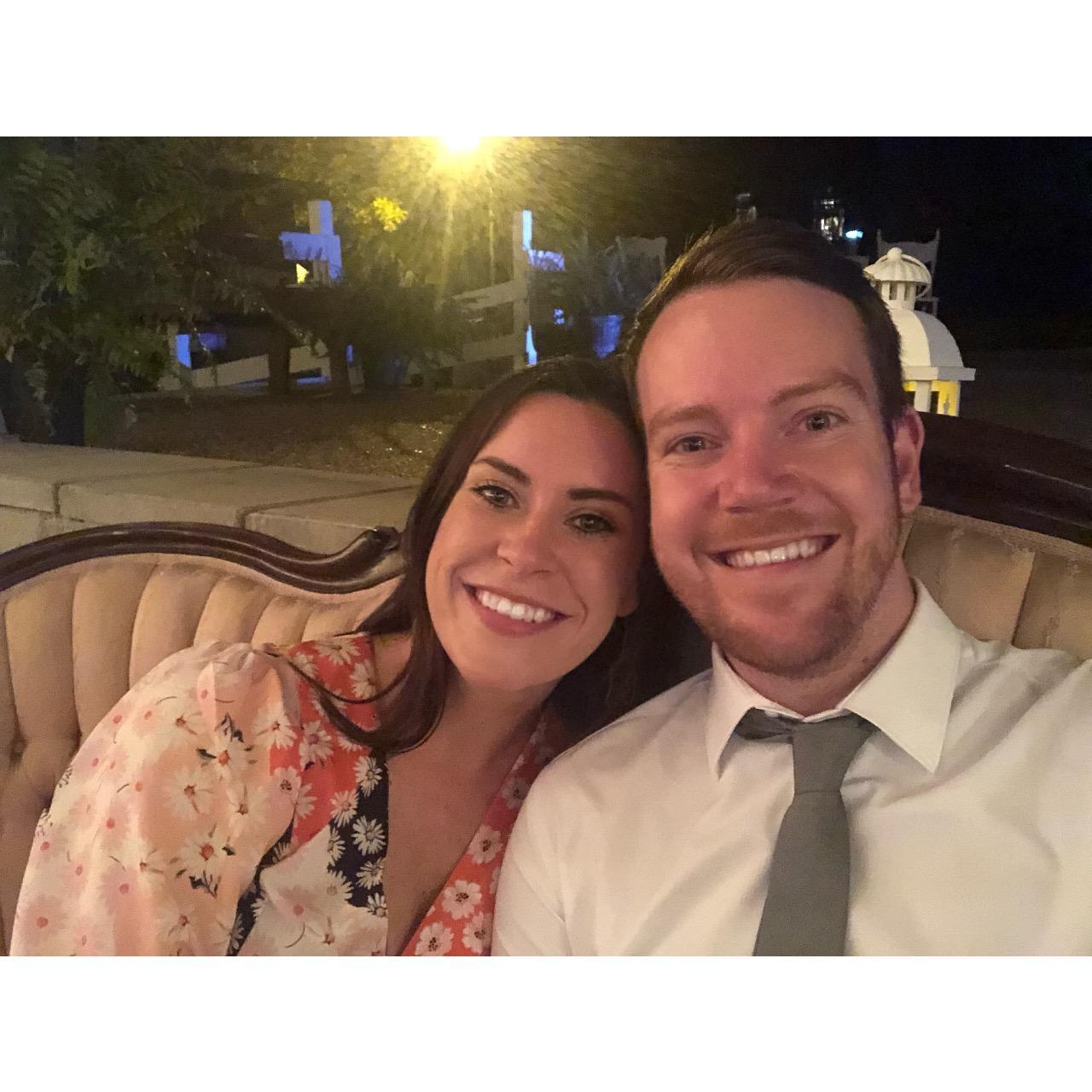 At our friend's wedding in Nashville.