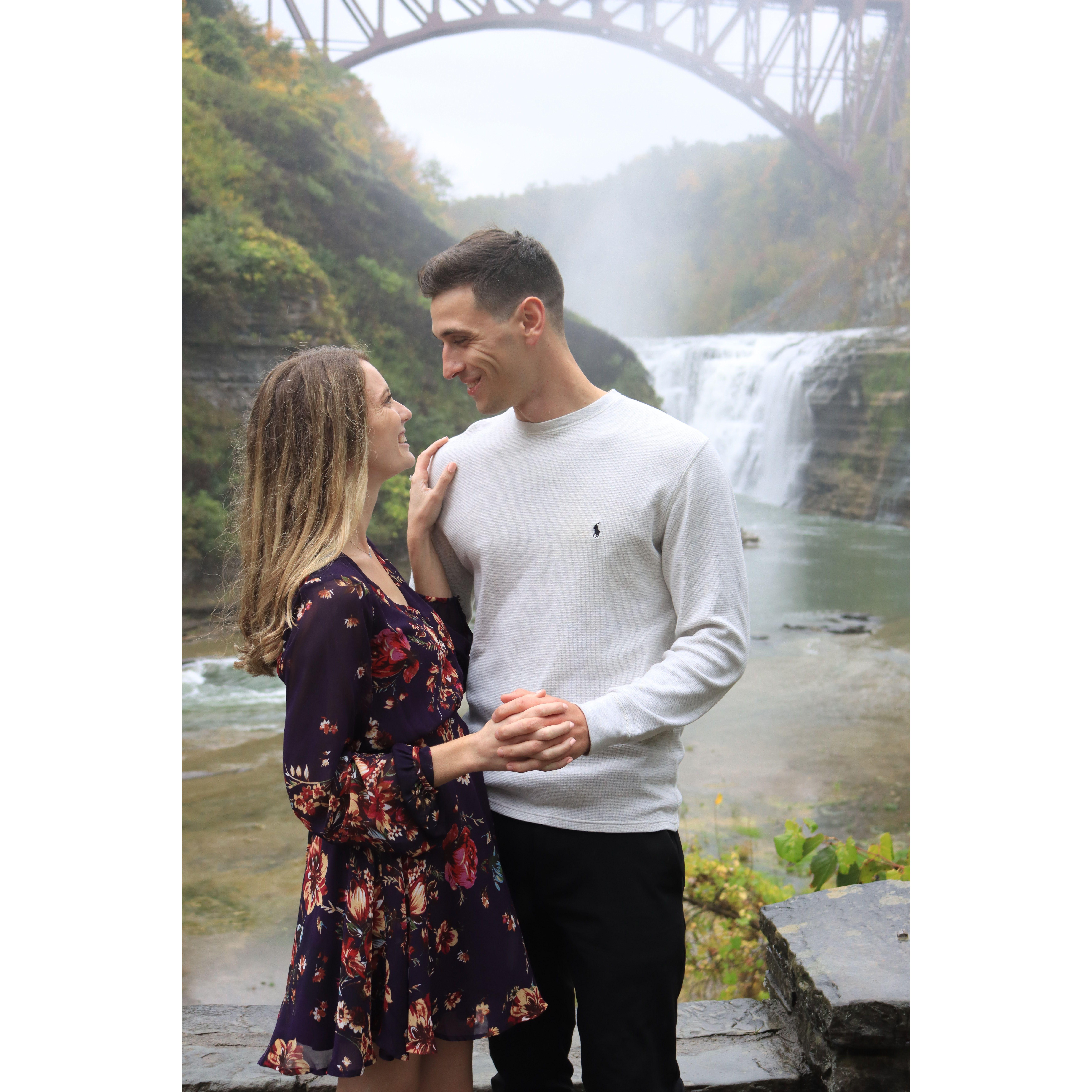 Engagement Pictures at Letchworth State Park