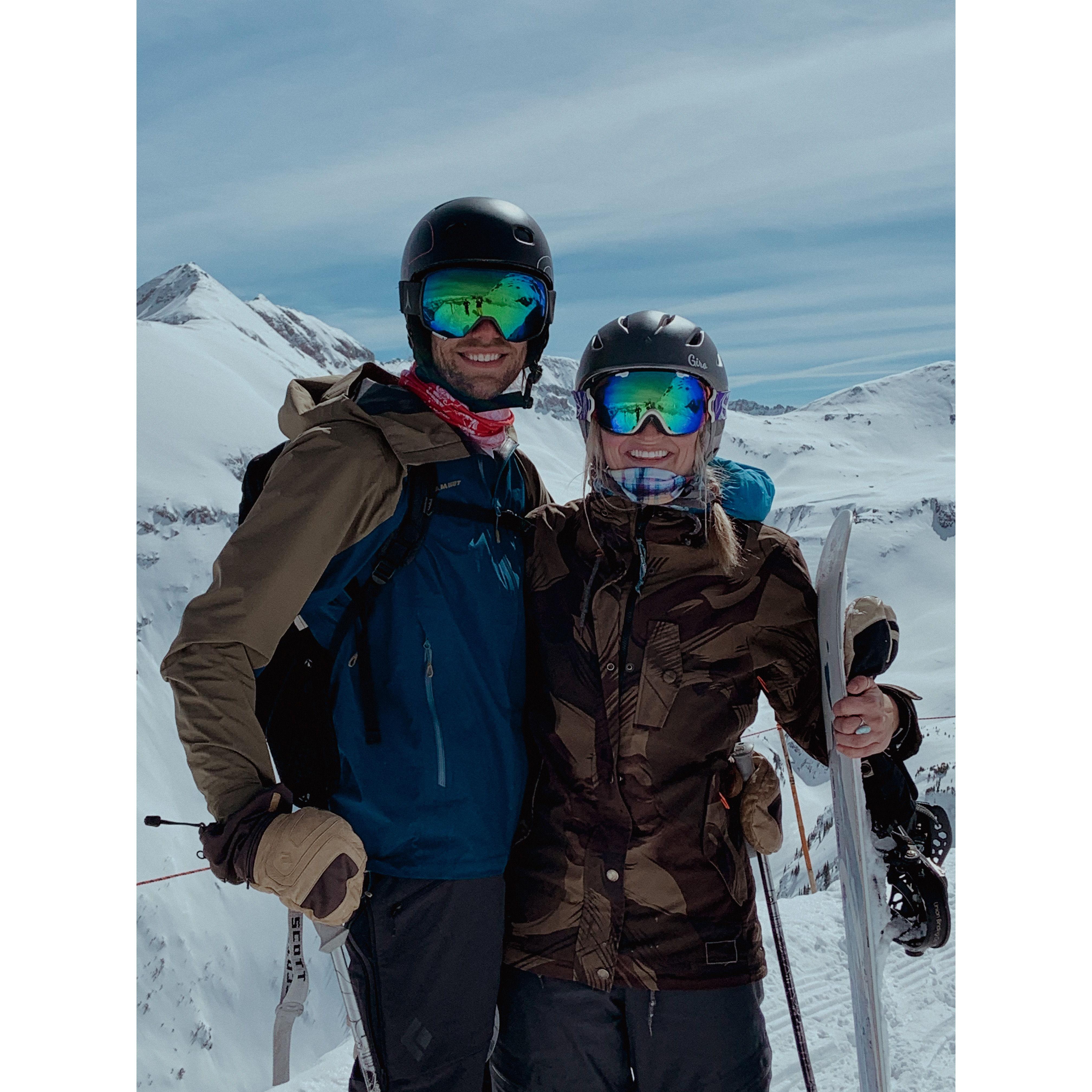 Skiing in Telluride