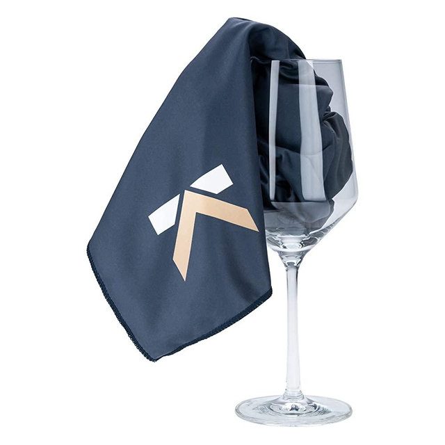 KLOVEO Polishing Cloth - Wine Glass Polishing Cloths - 20x27 Inch Large Size, Lint Free, Microfiber Cleaning Cloth for Glassware, Glasses, Sunglasses, Phone Screens, Camera Lens