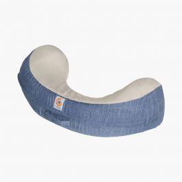 Natural Curve Nursing Pillow: Vintage Blue