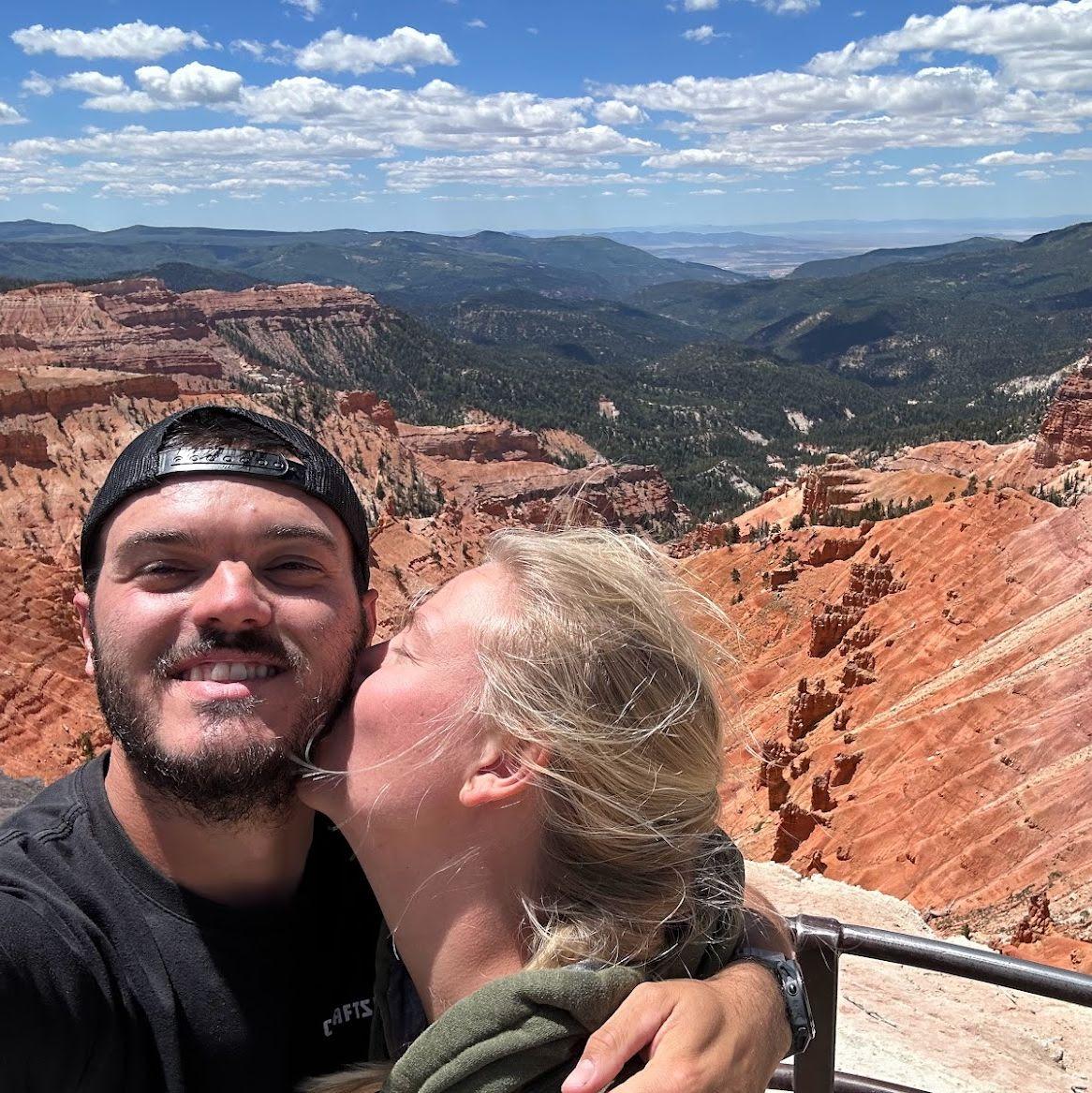 A windy day at Cedar Breaks National Monument