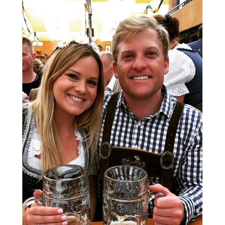 Steins at Oktoberfest in Germany!