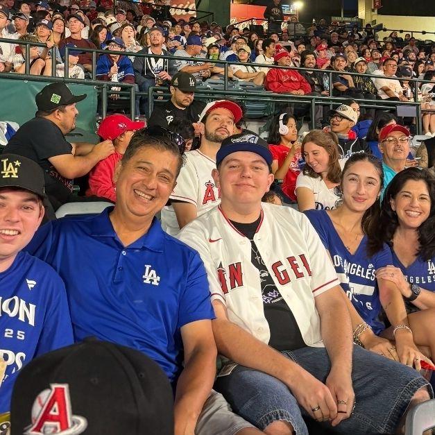 First family Dodger Game