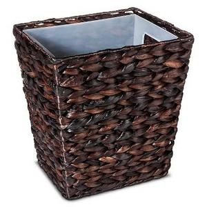 Wastebasket Dark Weave Black - Threshold™