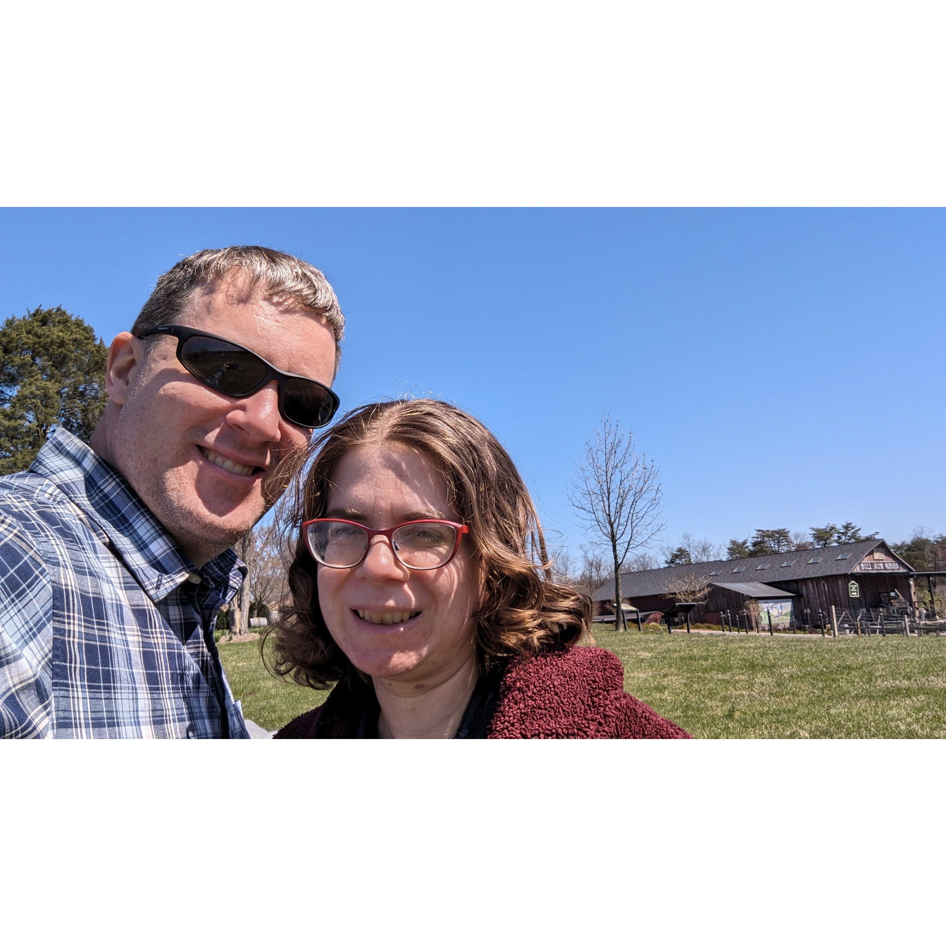 us at Bull Run Winery