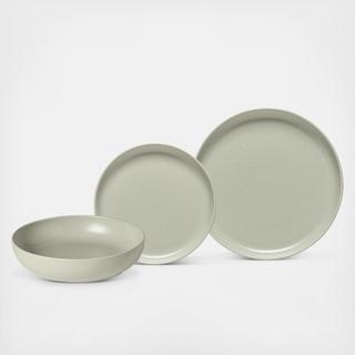 Pacifica 12-Piece Dinnerware Set with Pasta Bowl, Service for 4