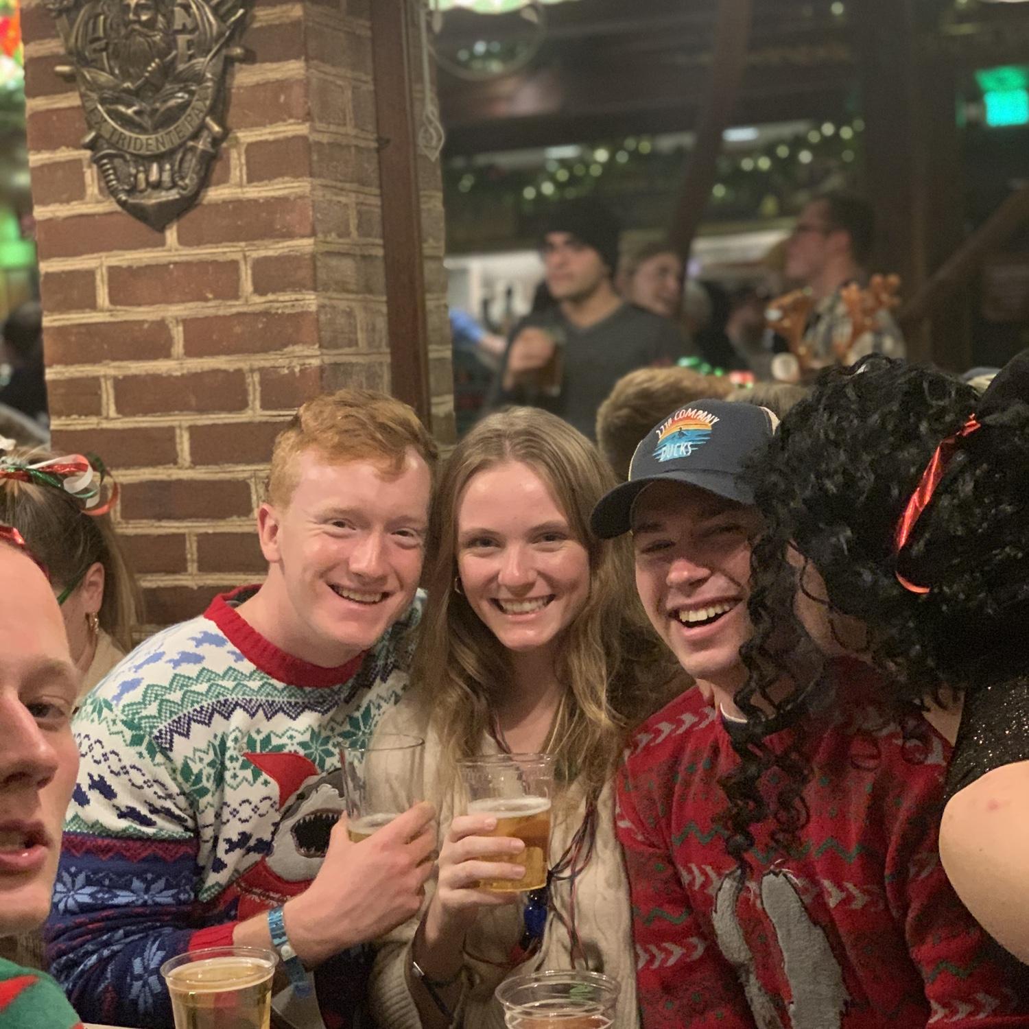 27th Company Christmas Bar Crawl. Annapolis, MD. December 2021.