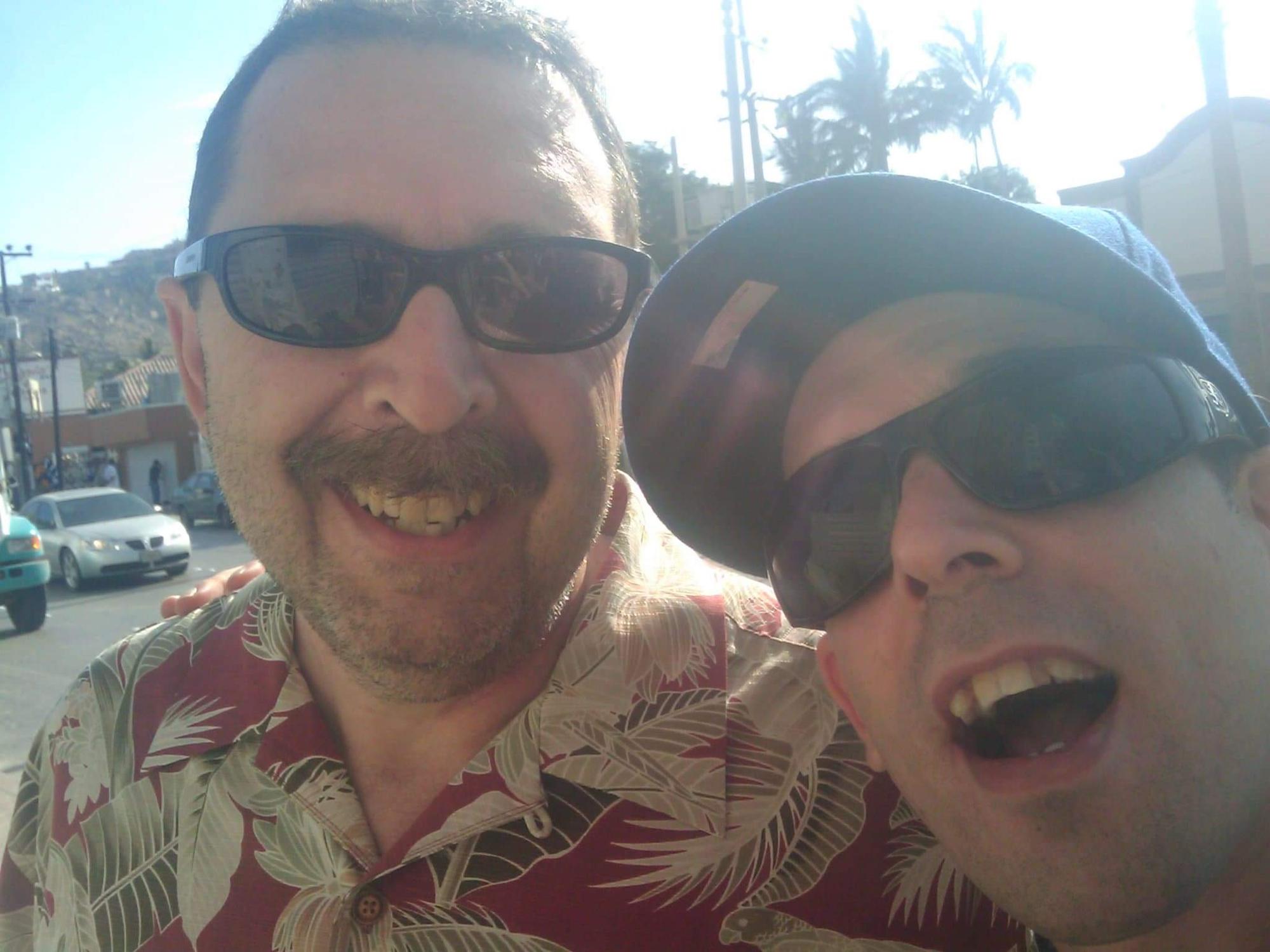 Papa Mark and son!
