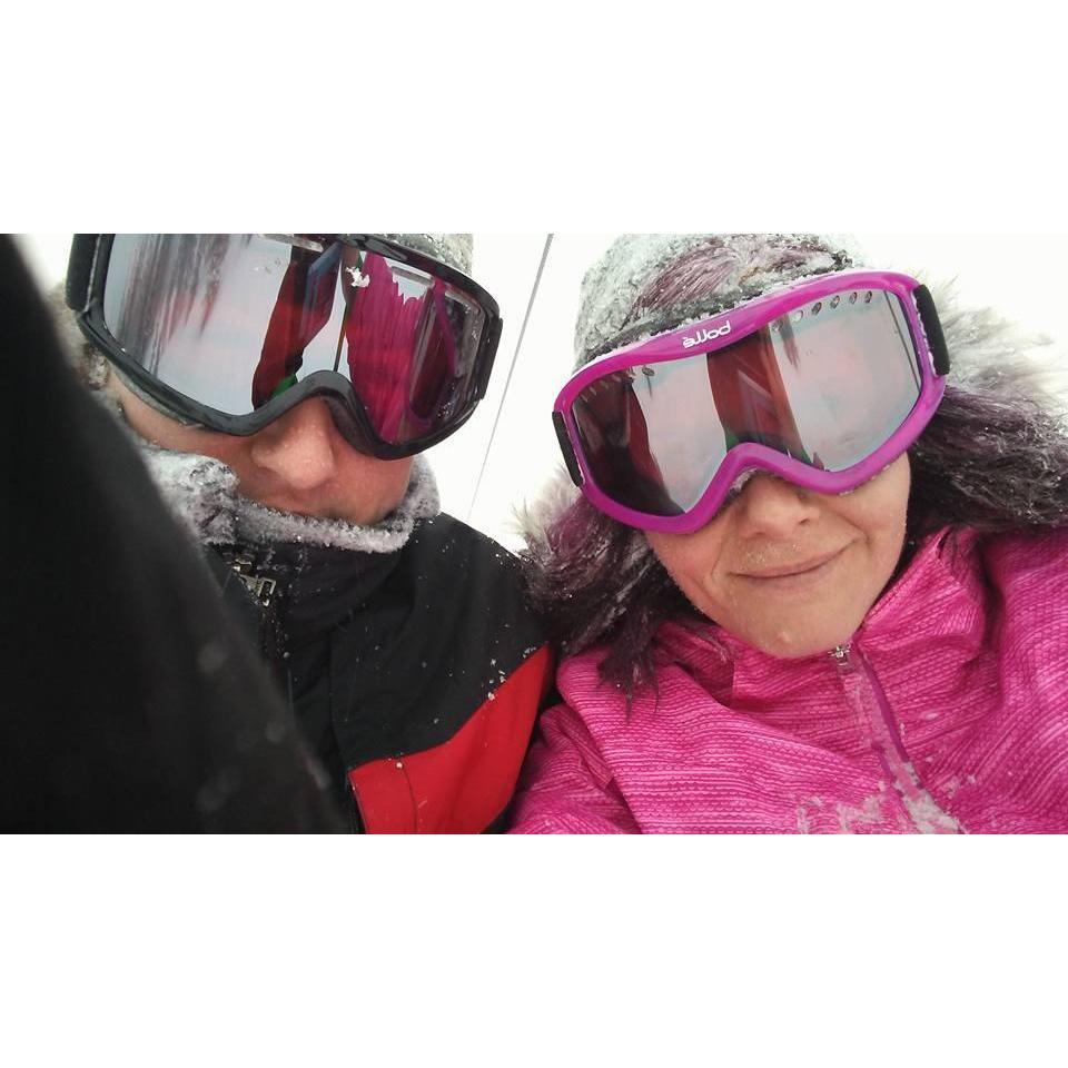 Sam's first time to Colorado and downhill skiing