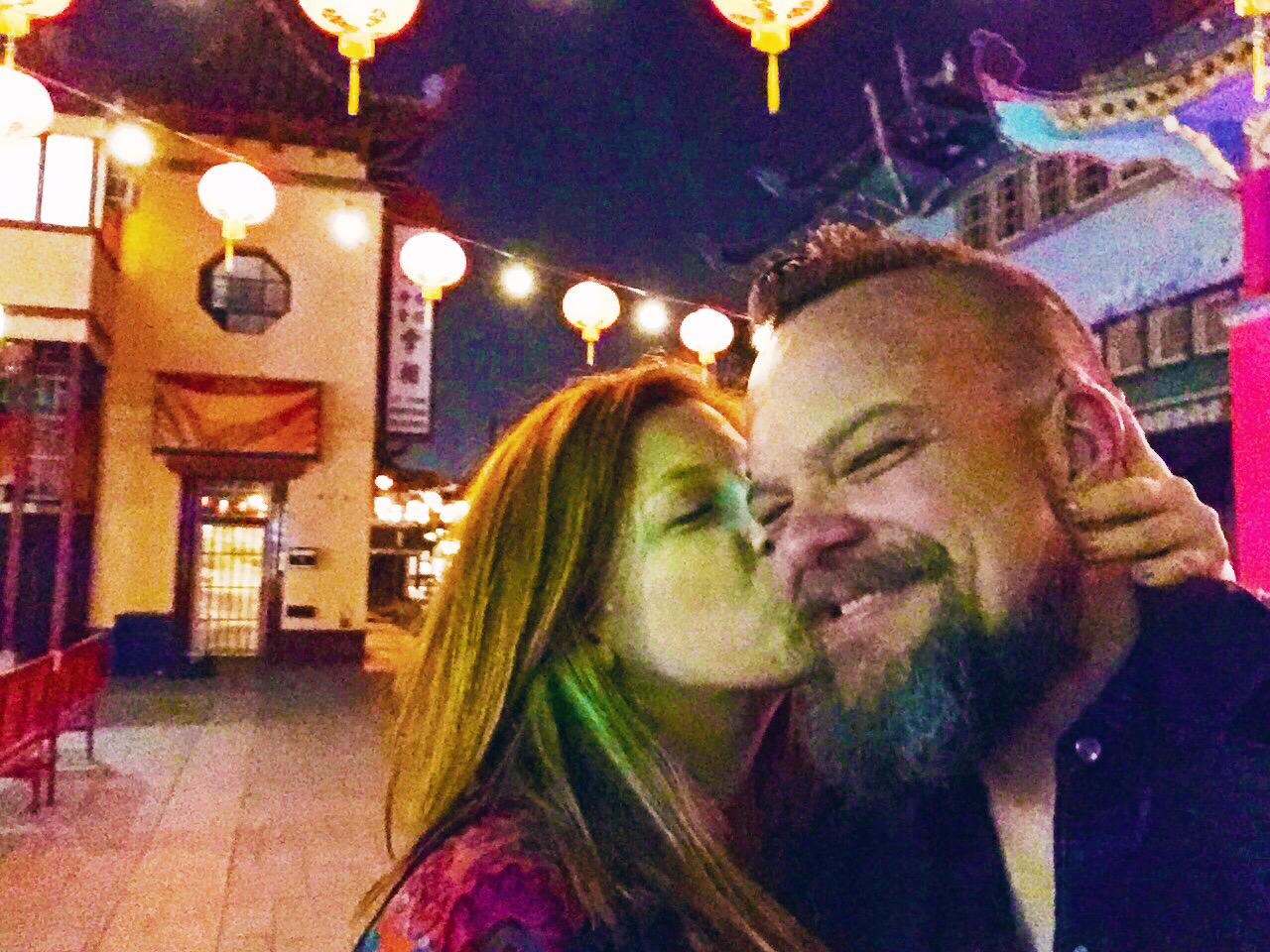 One of our first dates in Chinatown, Downtown Los Angeles